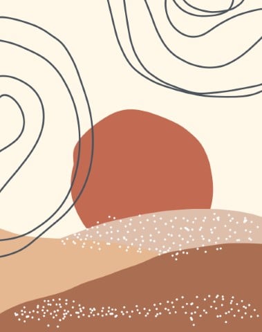 Abstract contemporary modern trendy vector.
